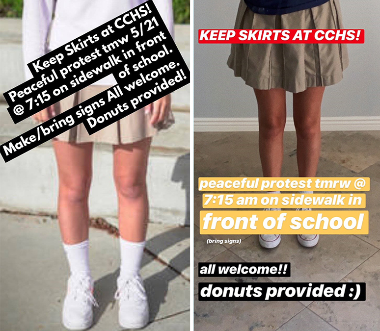 Freshman High School Skirts
